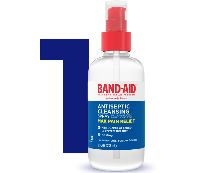 Band-Aid® HURT FREE™ Antiseptic Wash Bottle
